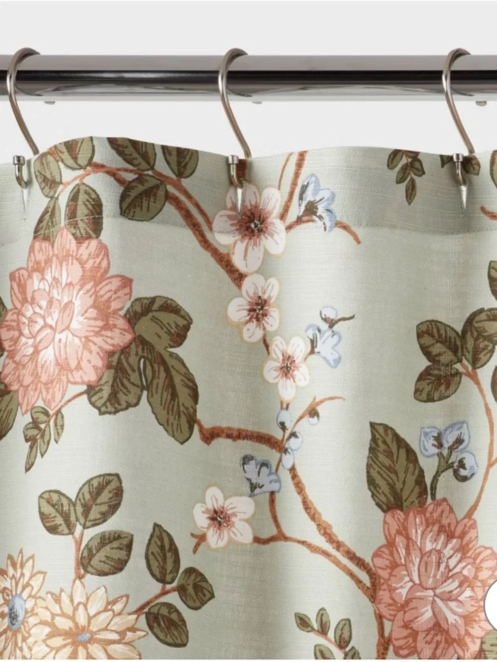 Threshold Toile Garden Shower Curtain - Sage Green